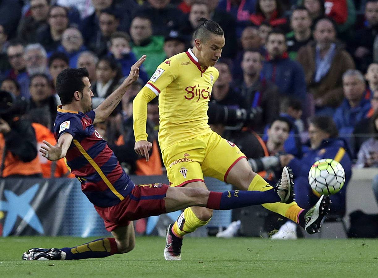 El Barcelona - Sporting, en imágenes