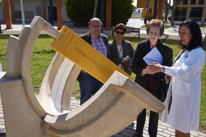 Margarita Salas visita la UMH en Orihuela