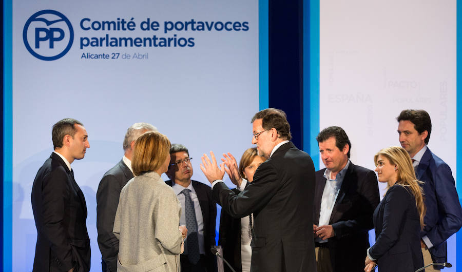 Rajoy clausura en Alicante el Comité de Portavoces Parlamentarios del PP