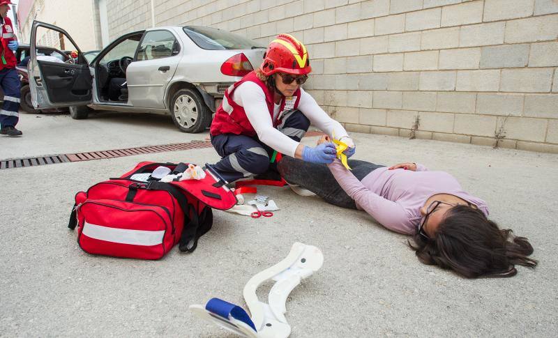 Simulacro de Cruz Roja