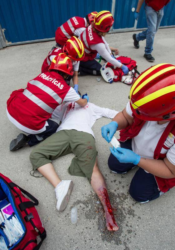 Simulacro de Cruz Roja