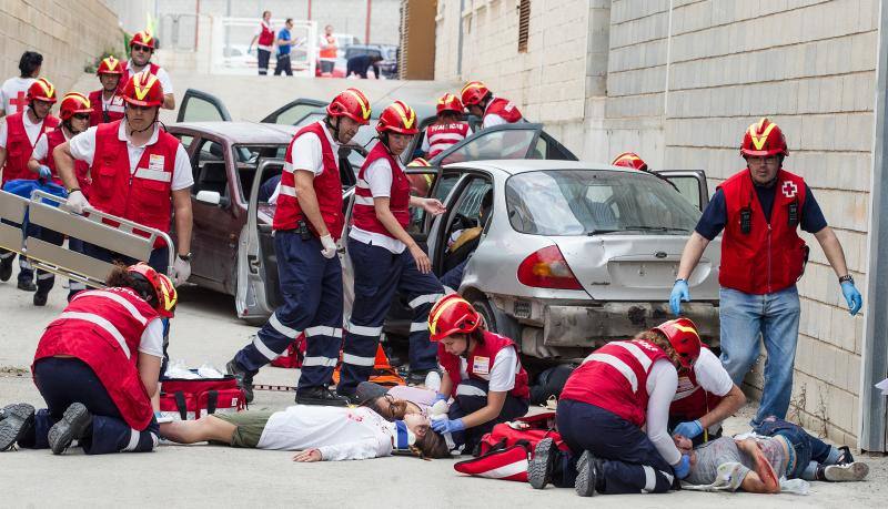 Simulacro de Cruz Roja