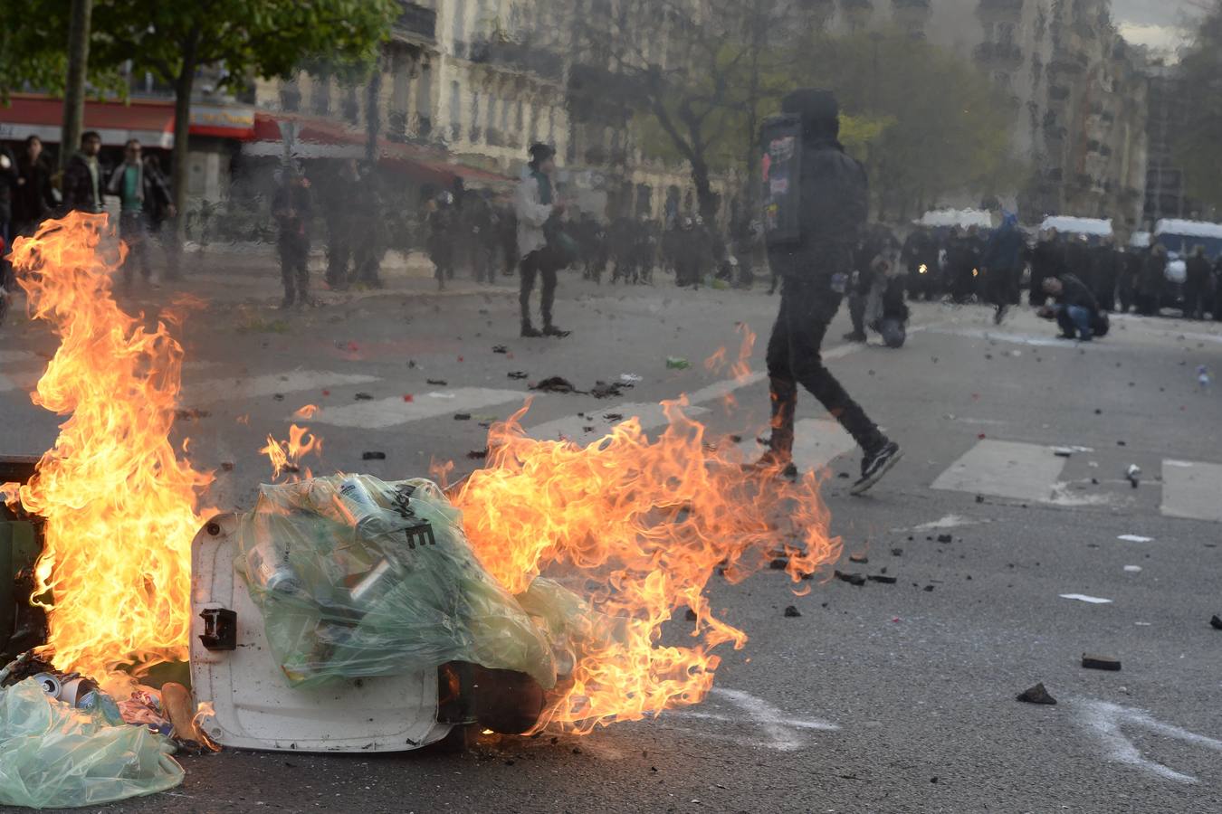 Nueva jornada de protestas en Francia contra la reforma laboral