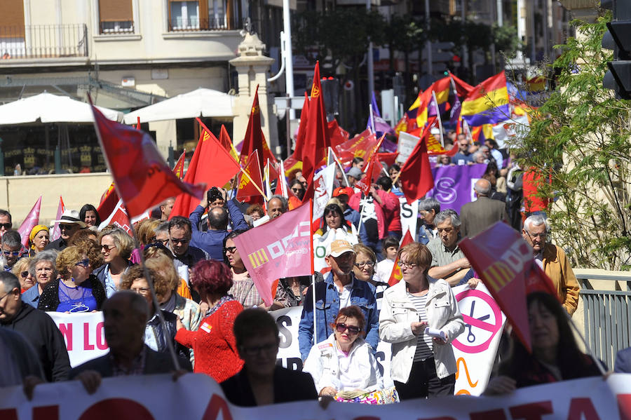 Manifestación del Día del Trabajo en Elche