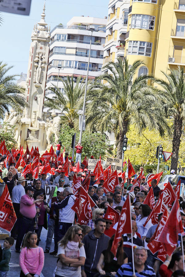 Manifestación del Día del Trabajo en Alicante