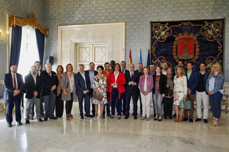 Recepción municipal de los premiados en la Gala Plataforma en Alicante