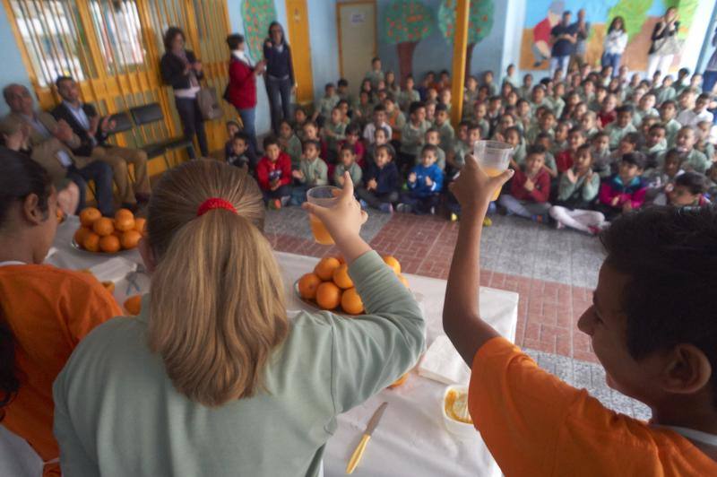 Agricultura fomenta el consumo de verdura y fruta en el colegio