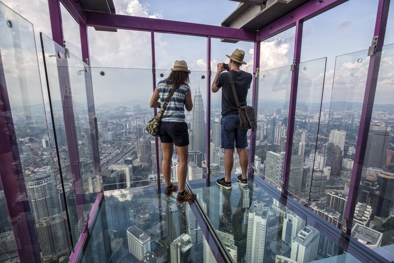 Vistas desde la Kuala Lumpur Tower.