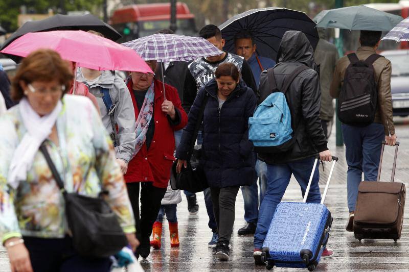 Lluvia en la Comunitat