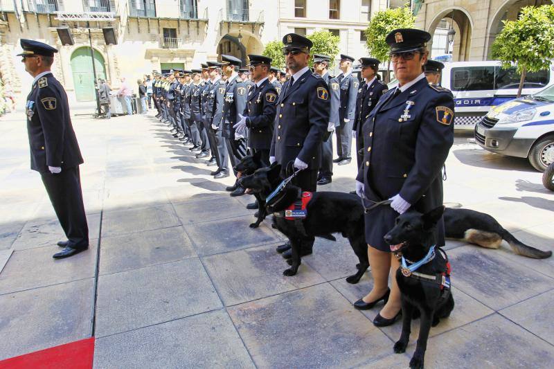 Acto conmemorativo del Día de la Policía Local de Alicante