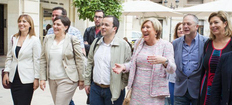 Presentación de las listas del PSOE al Congreso y al Senado por Alicante