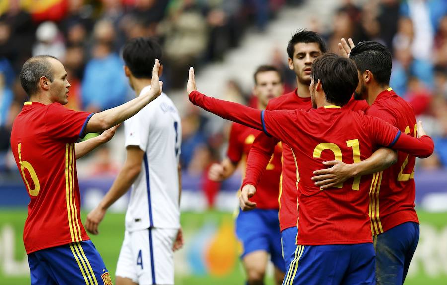 Las mejores imágenes del España - Corea Sur