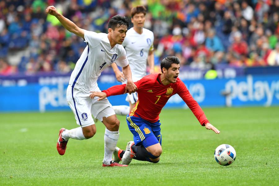 Las mejores imágenes del España - Corea Sur