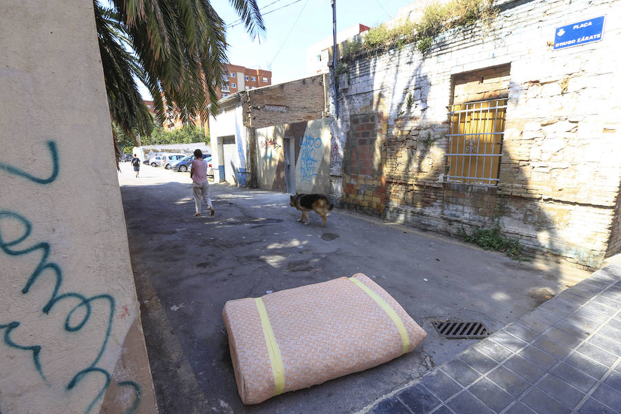 Fotos de la falta de limpieza en Torrefiel, Tres Forques, Malvarrosa y Fuente de San Luis