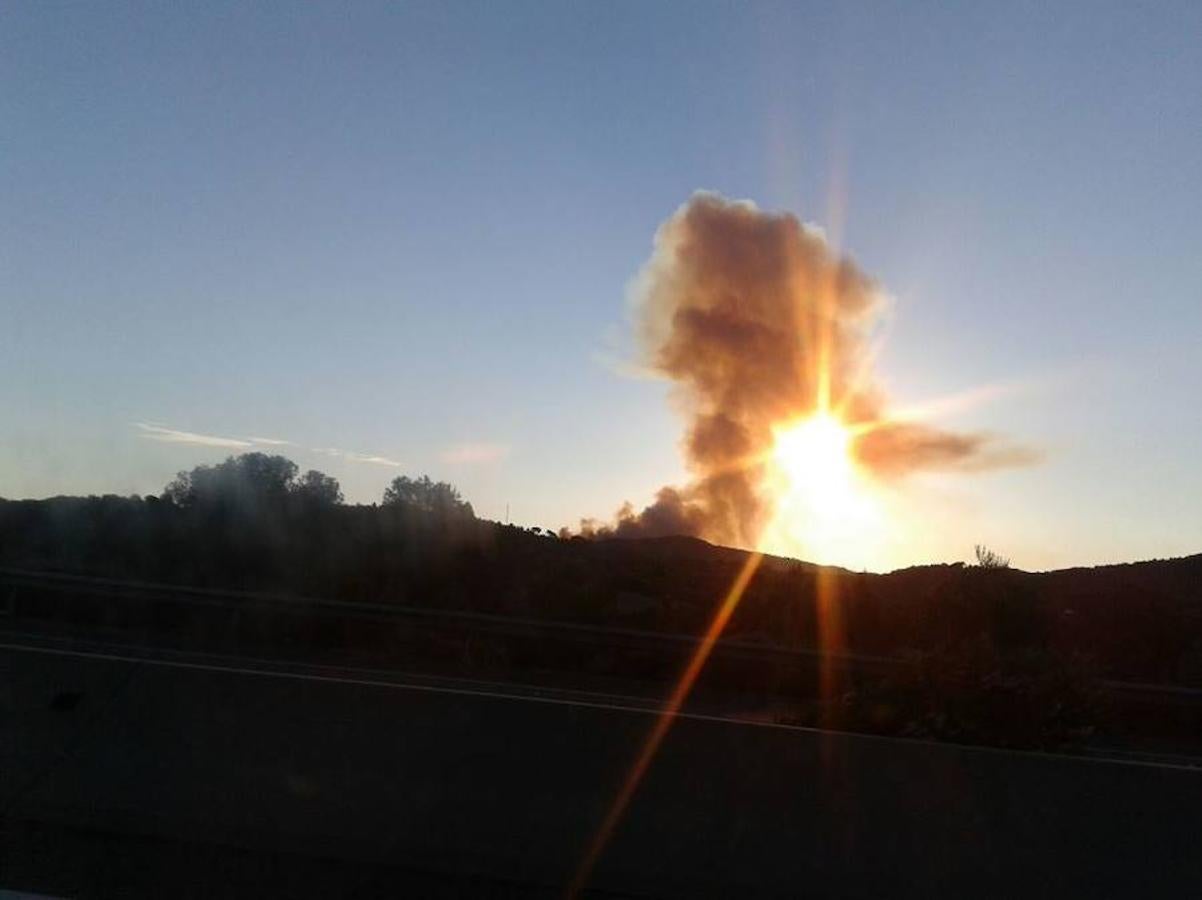 Fotos del incendio en Benifairó de les Valls