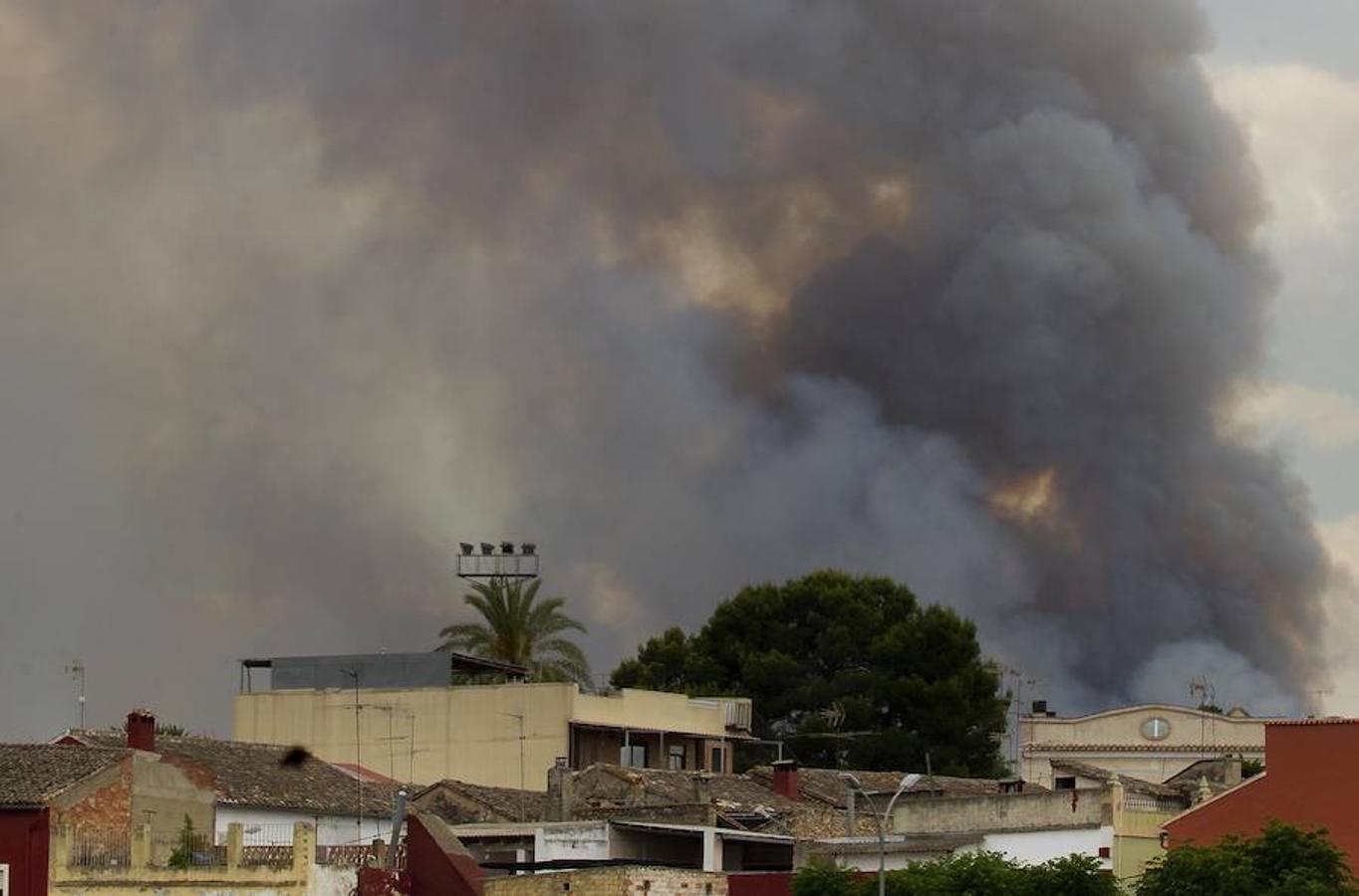 Fotos del incendio de Carcaixent (17-06-2016) II