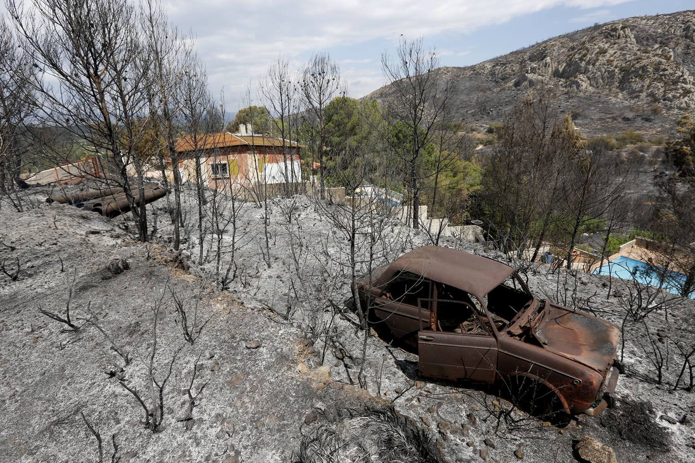 Fotos del incendio de Carcaixent (sábado 18 de junio)