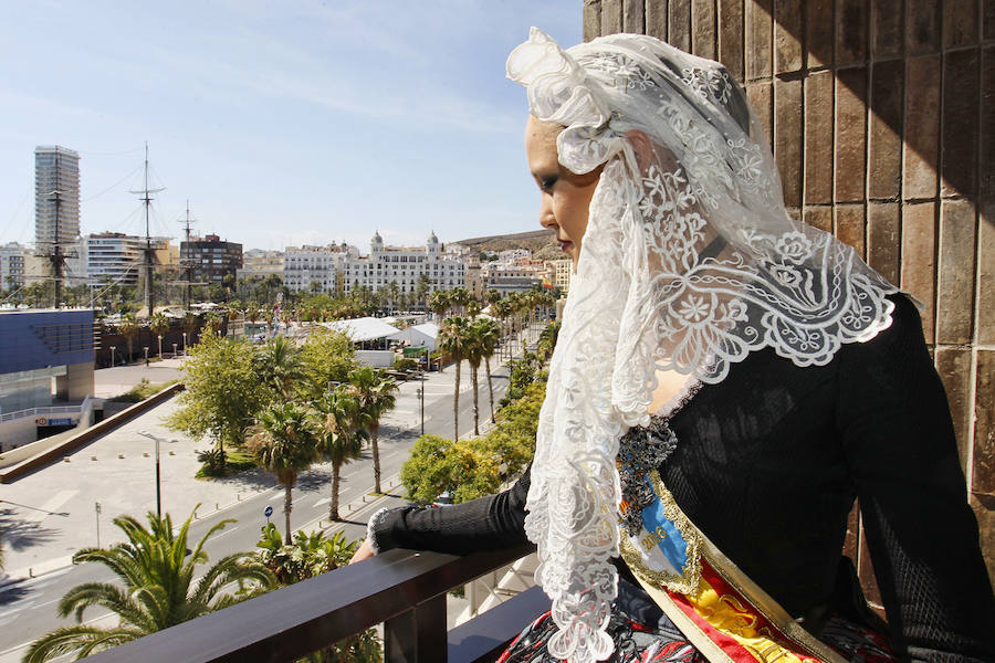 La Bellea del Foc y sus damas se instalan en el hotel Portamaris