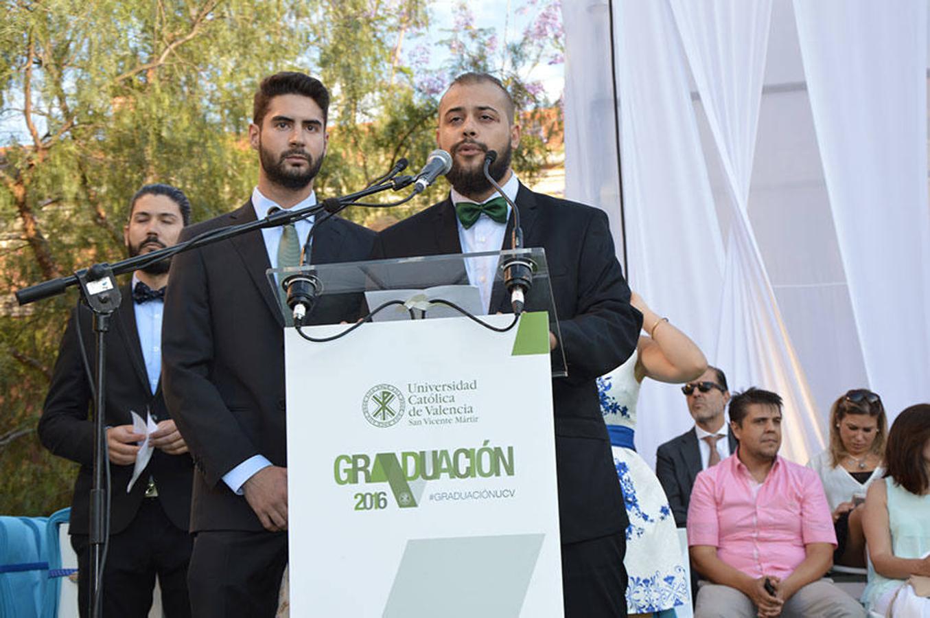 Fotos de la graduación en la Universidad Católica de Valencia curso 2015-2016