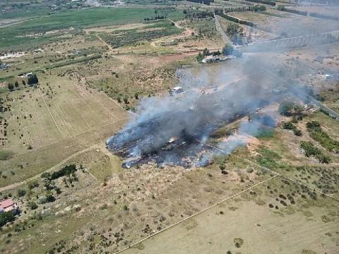 Incendio forestal en Callosa d&#039;en Sarrià