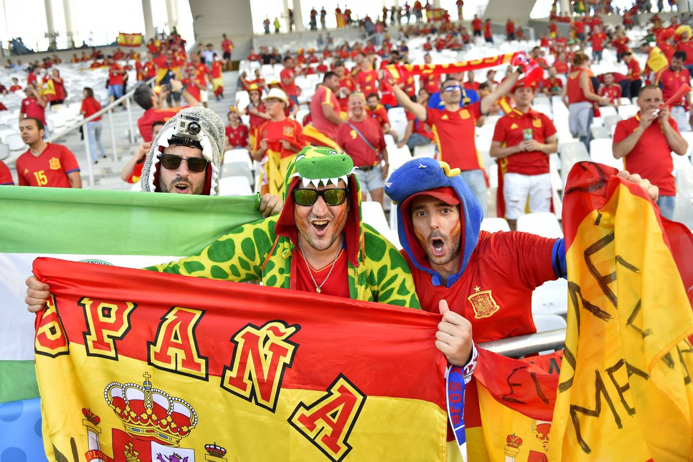 Los croatas controlados, los españoles animados