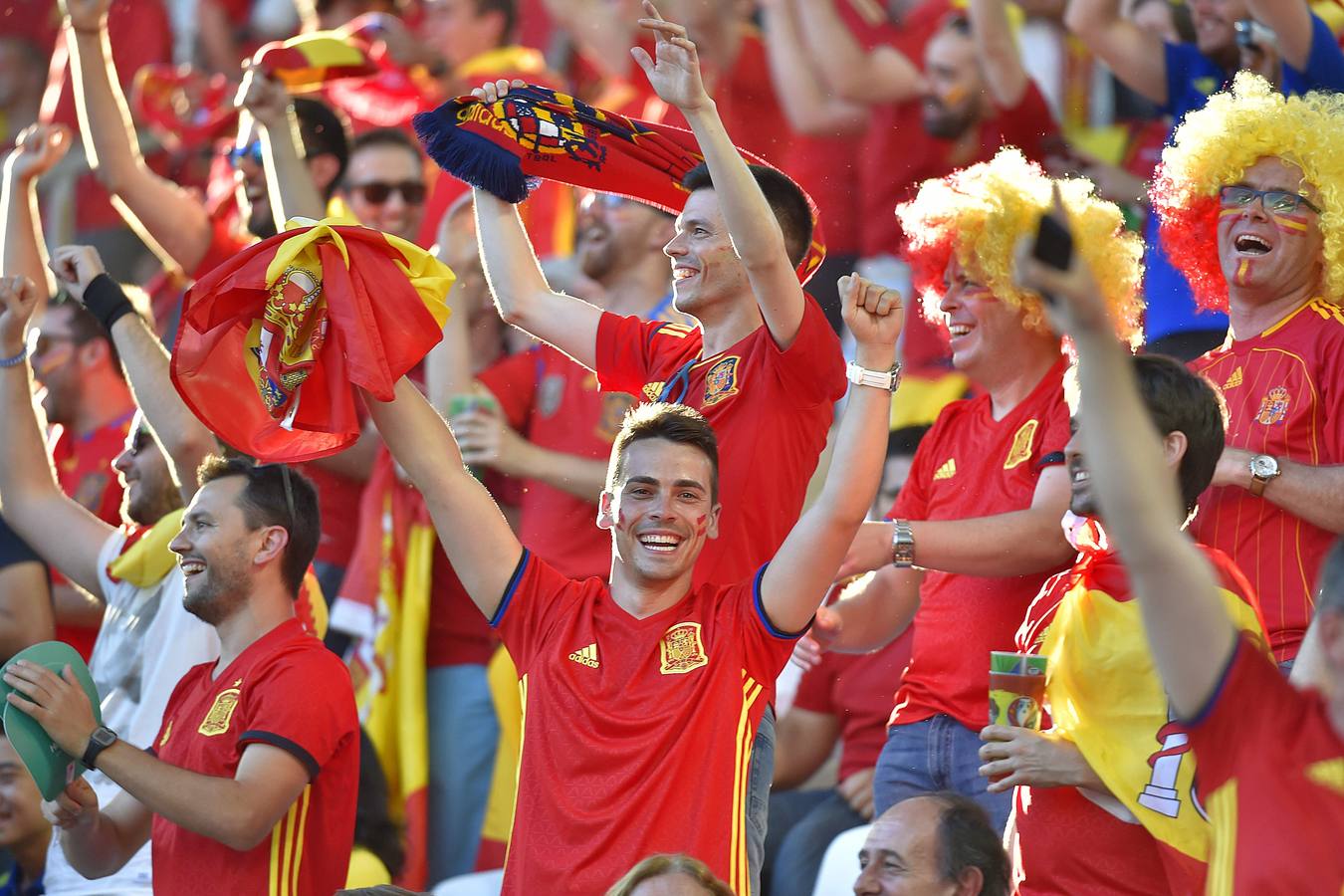 Los croatas controlados, los españoles animados