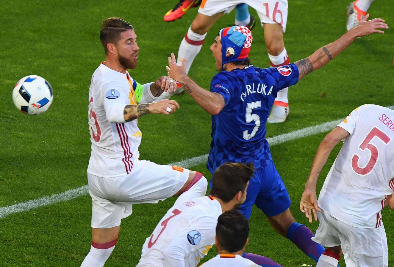 Las mejores imágenes de la derrota de España ante Croacia