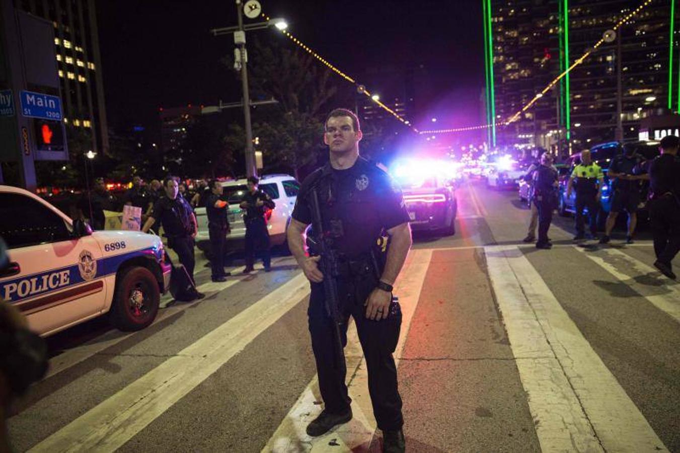 Fotos del tiroteo en Dallas: cuatro policías mueren frente a francotirados en una protesta
