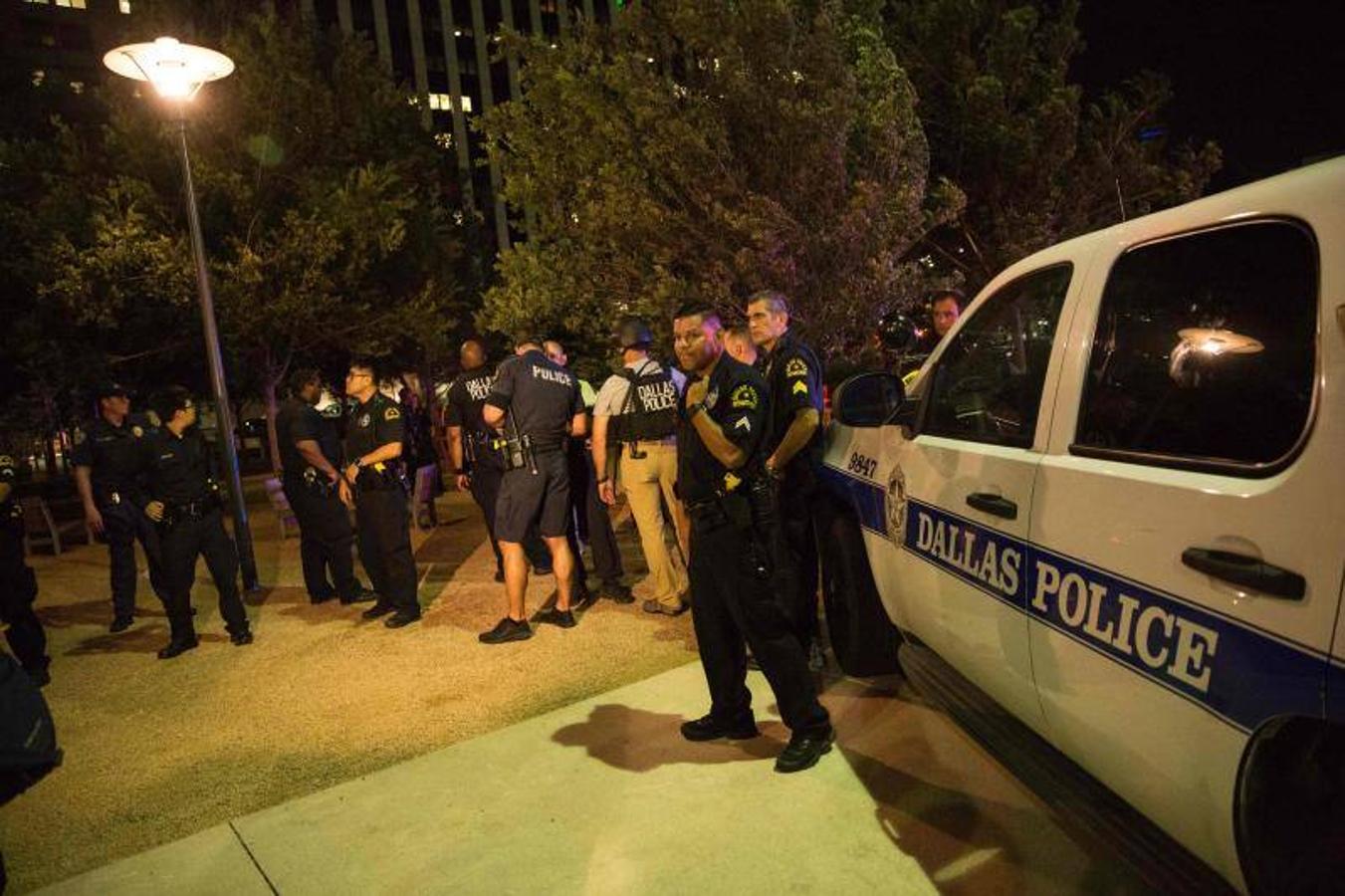 Fotos del tiroteo en Dallas: cuatro policías mueren frente a francotirados en una protesta