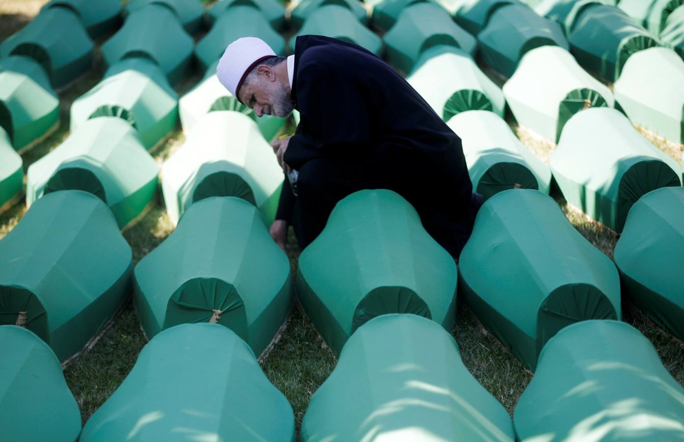 Fotos del 21 aniversario de la matanza de Srebrenica