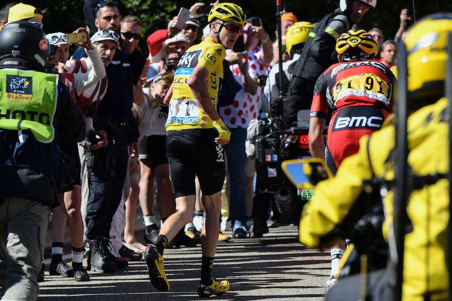 El accidente de Chris Froome en el Tour, en imágenes