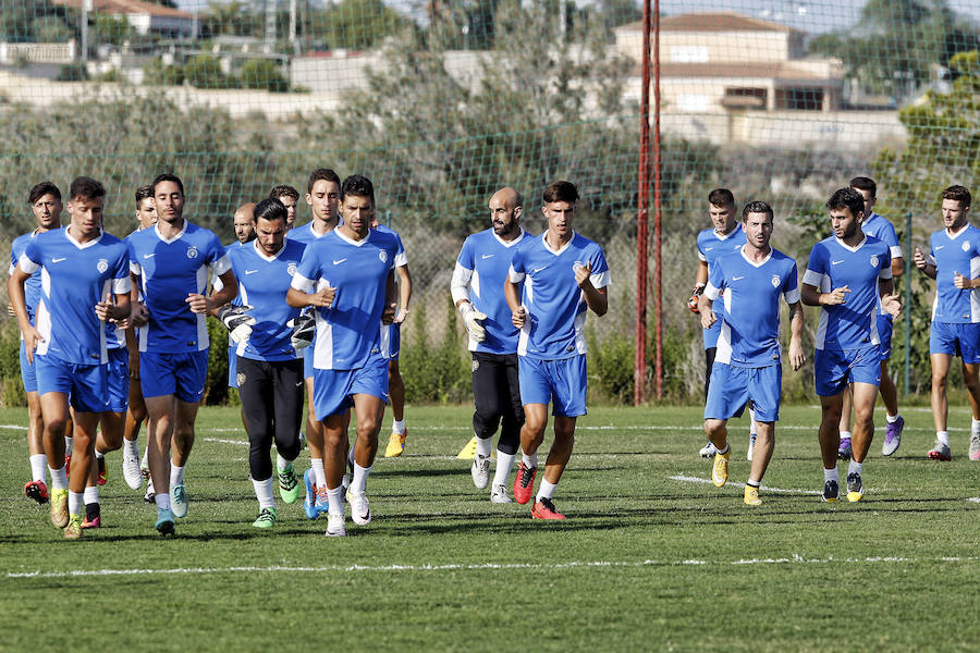 Primer entrenamiento del Hércules CF