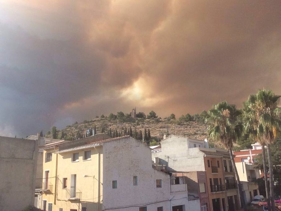 Incendio declarado en Artana