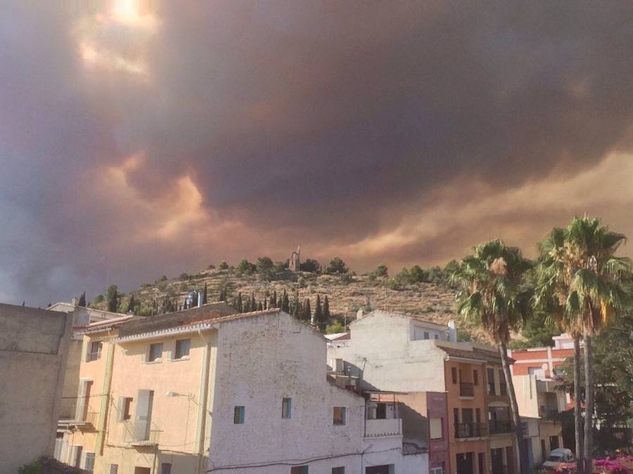 Incendio declarado en Artana