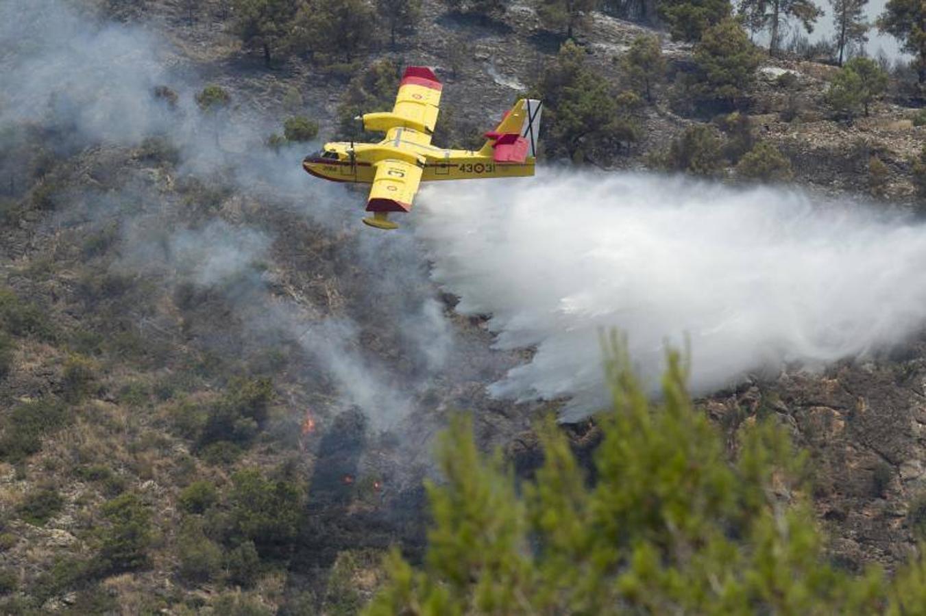 Incendio declarado en Artana