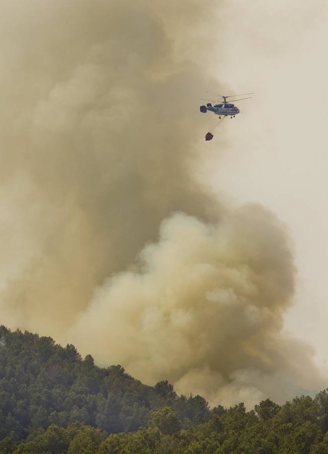 Incendio declarado en Artana