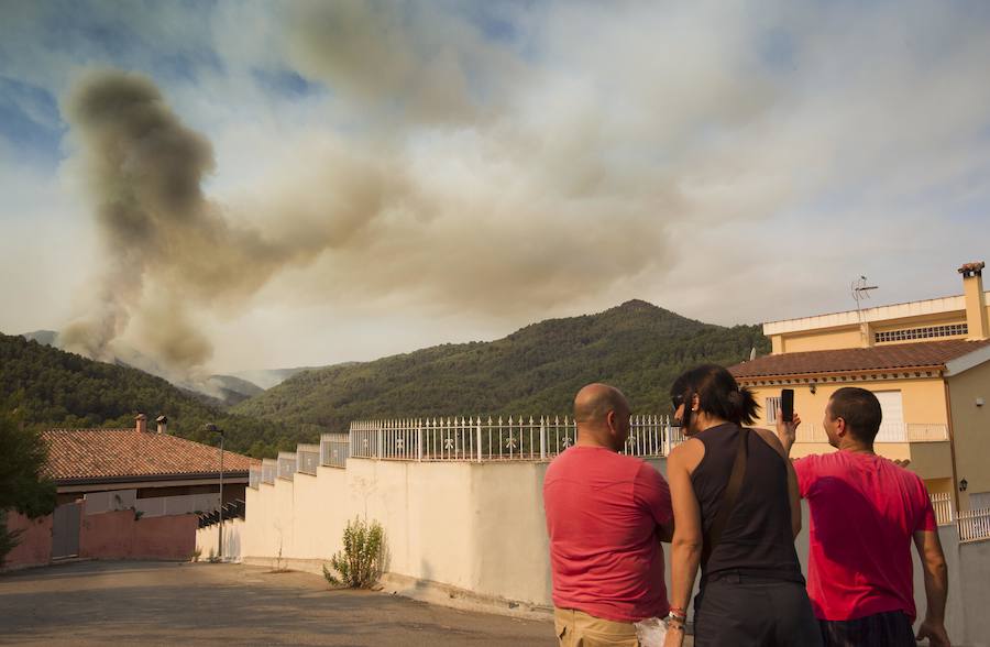 Incendio declarado en Artana