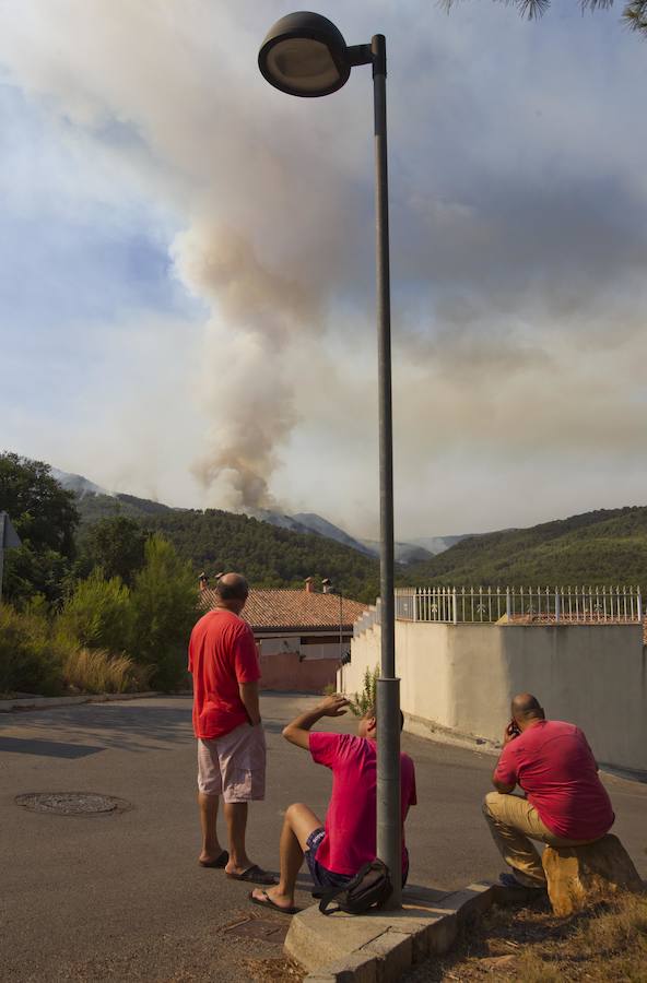 Incendio declarado en Artana