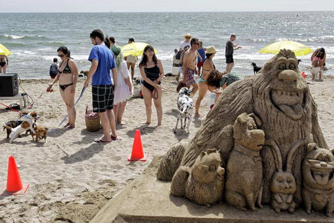 Una playa de cine