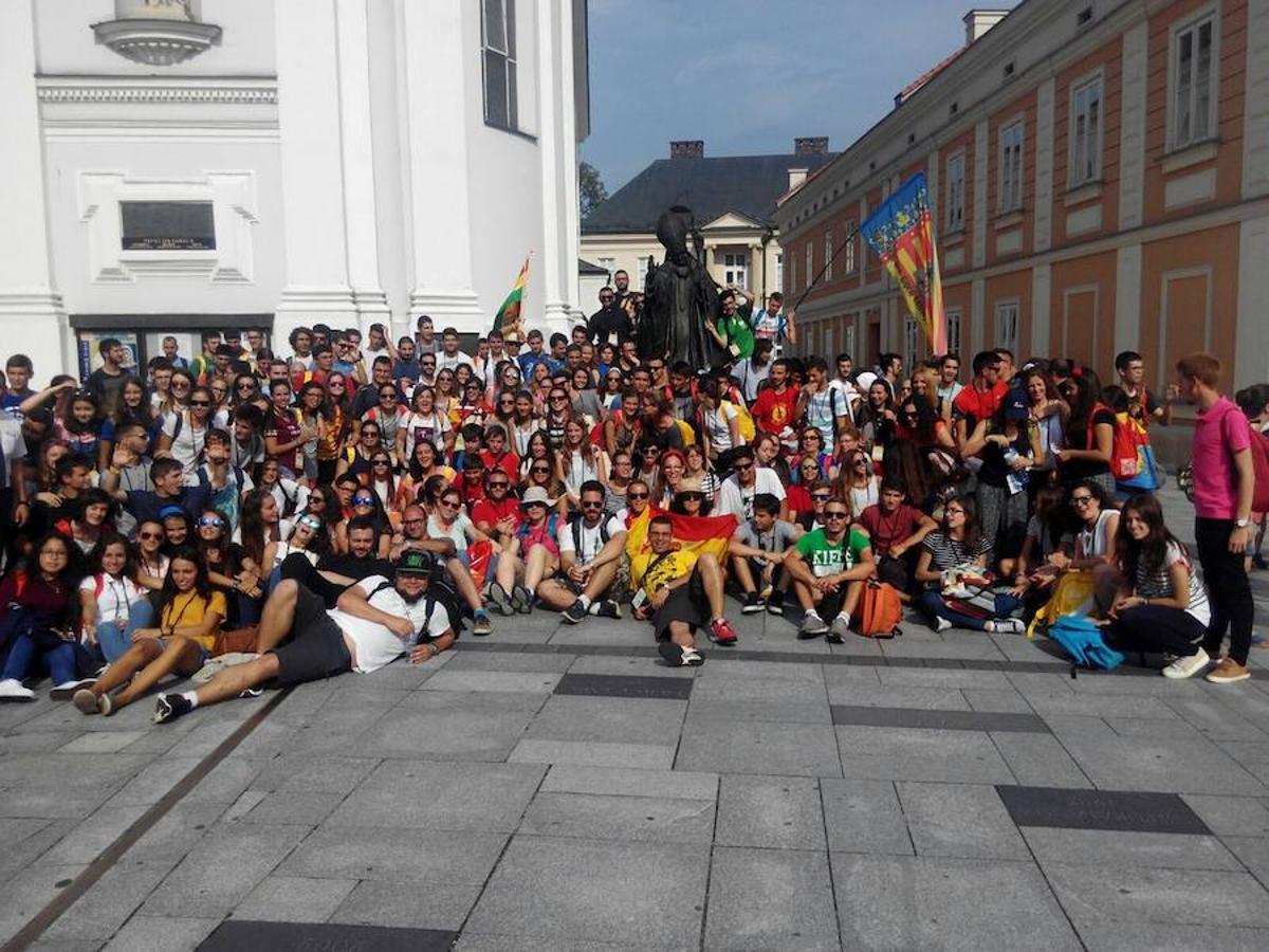 Miles de valencianos, junto al Papa Francisco en las JMJ de Polonia