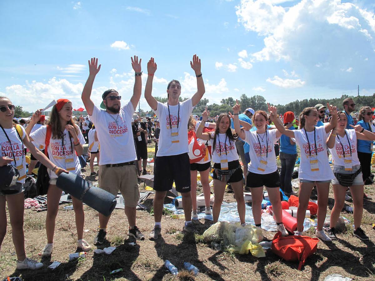 Miles de valencianos, junto al Papa Francisco en las JMJ de Polonia