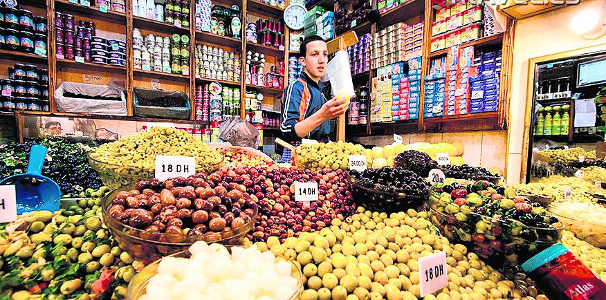 El Zoco Chico. Es el corazón comercial de la ciudad vieja.