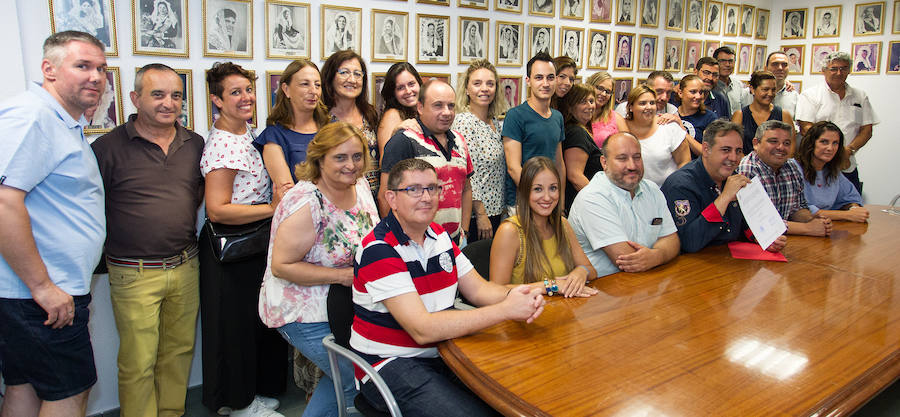 Presentación de la candidatura de Manolo Jiménez a la reelección como presidente de Hogueras