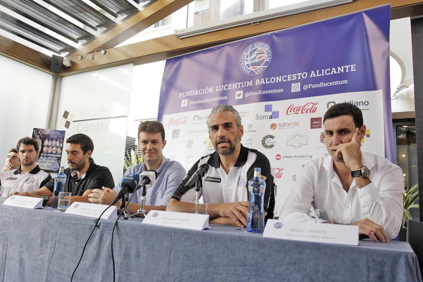 Presentación de Guillermo Rejón como jugador del Lucentum