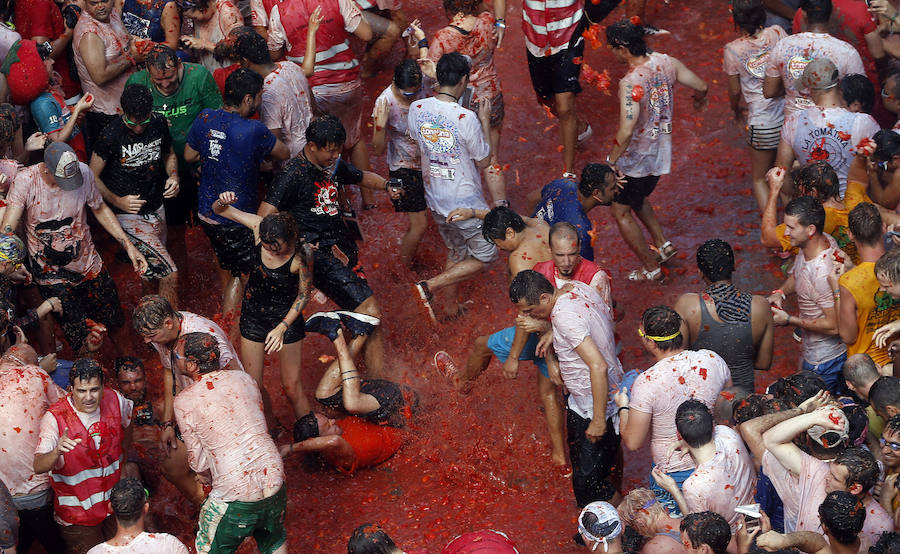 Fotos de la &#039;Tomatina de Buñol&#039; 2016