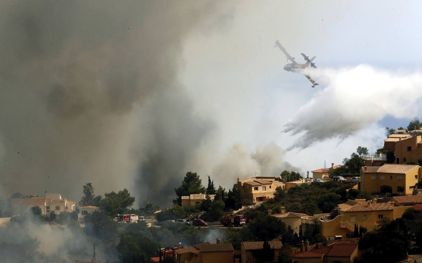 Fotos del incendio de la Granadella, en Xàbia y Benitatxell