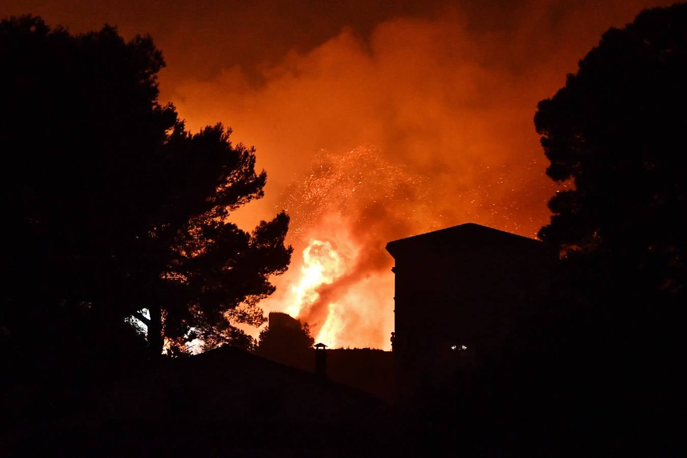 Fotos del incendio de la Granadella, en Xàbia y Benitatxell