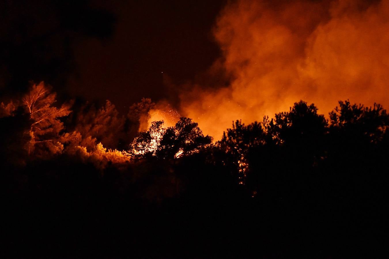 Fotos del incendio de la Granadella, en Xàbia y Benitatxell