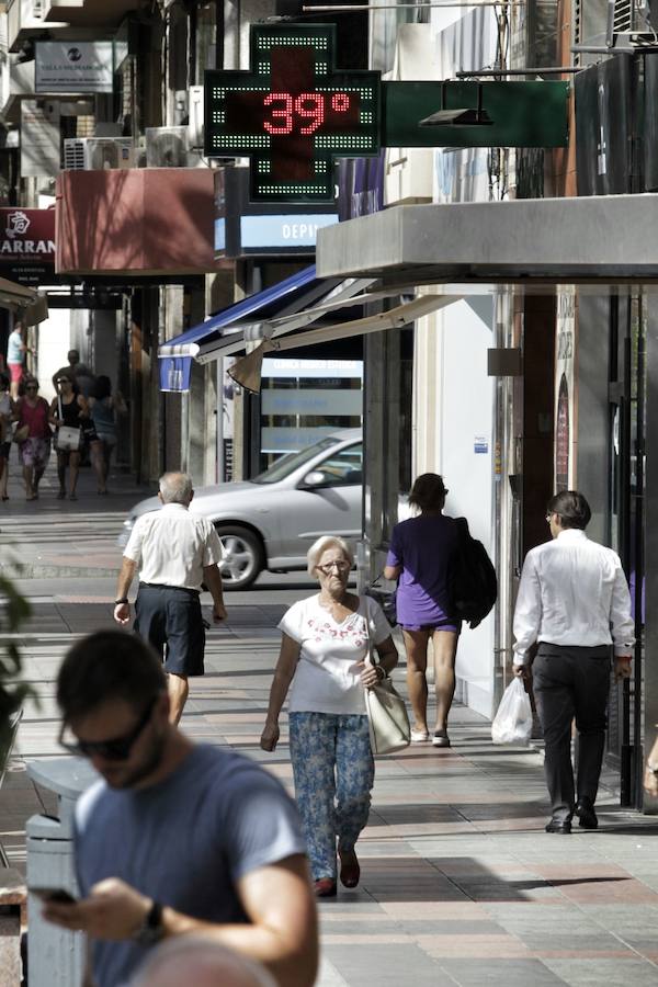 Los termómetros rozan los 43 grados en la provincia en el día más caluroso del año