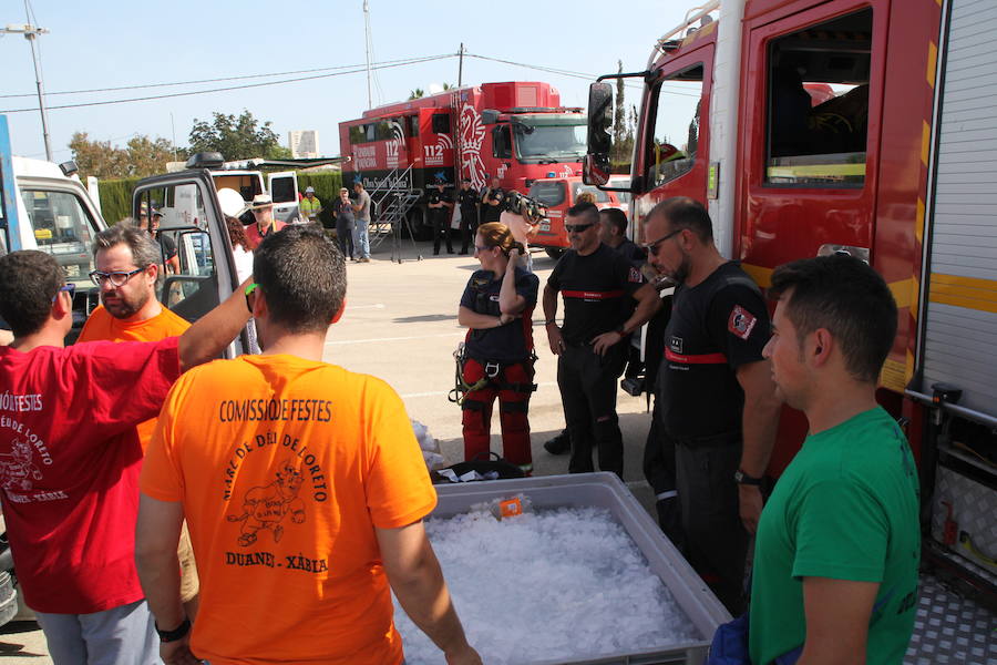 Fotos del incendio de la Granadella, en Xàbia y Benitatxell